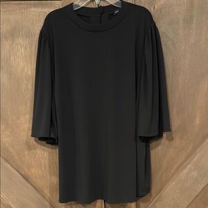 Universal Standard Black Tunic with 3/4 Sleeves